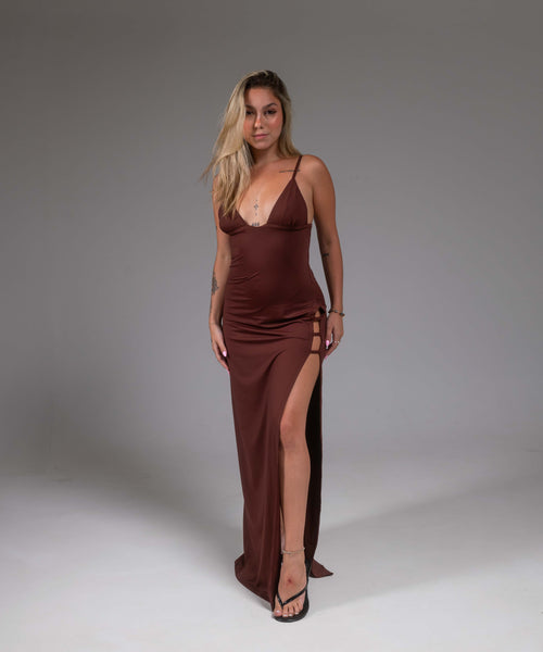 Vestido Kali longo